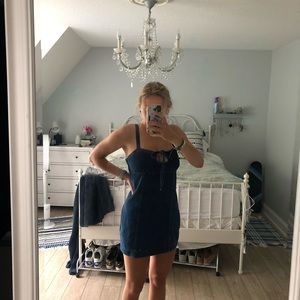 Urban outfitters denim mini dress